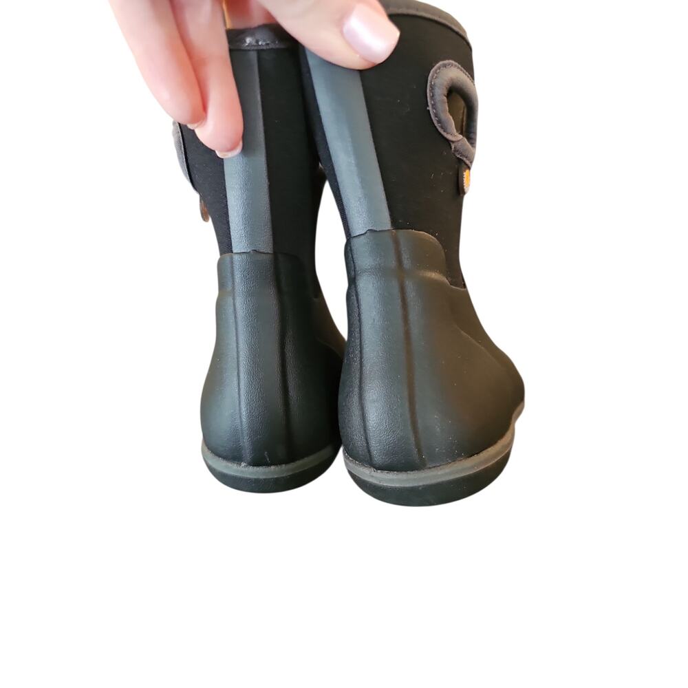 Bogs Baby Classic solid black boots all weather waterproof toddler sz 9 new $55 - Picture 9 of 9